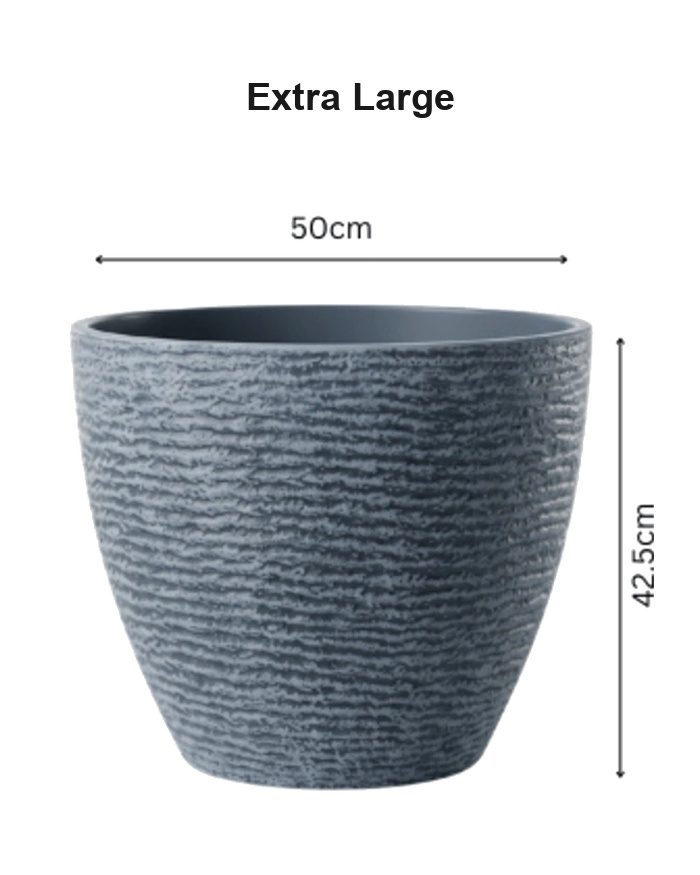 variation-extra-large-stone-textured-round-planter-blue-gray Extra Large blue gray stone textured round planter dimensions